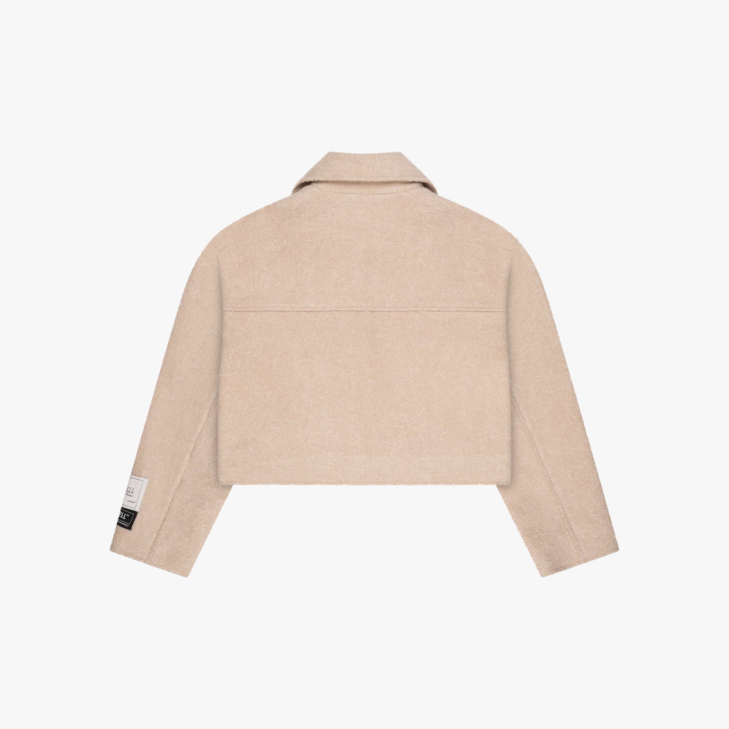 LAYLA CROPPED JACKET | BEIGE
