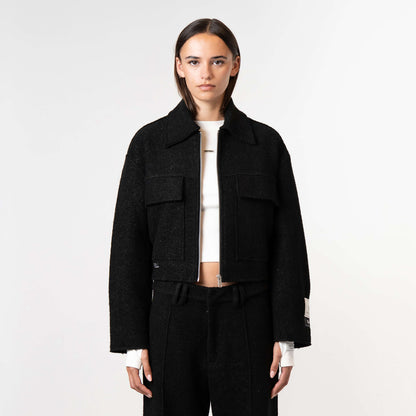 LAYLA CROPPED SET | BLACK