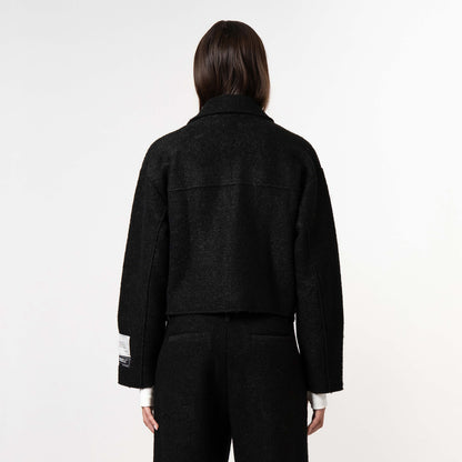 LAYLA CROPPED JACKET | BLACK