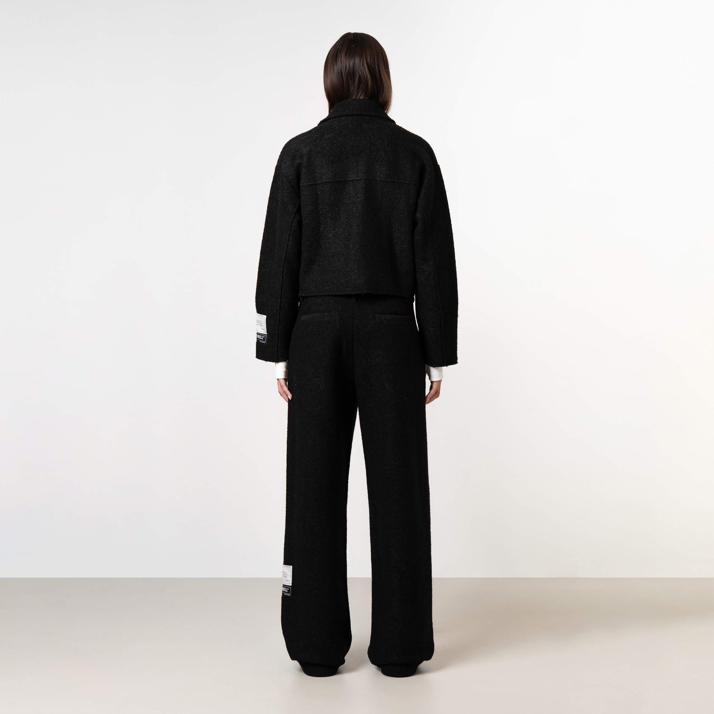 LAYLA CROPPED JACKET | BLACK