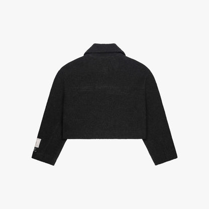 LAYLA CROPPED JACKET | BLACK