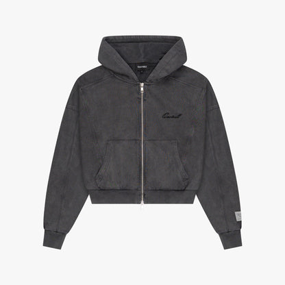 JAYDA ZIP VEST | ACID GREY