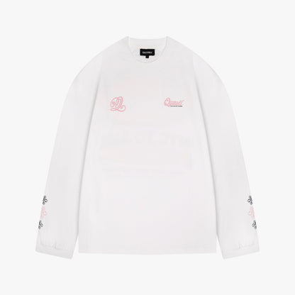 LOUIS LONGSLEEVE | WHITE/PINK