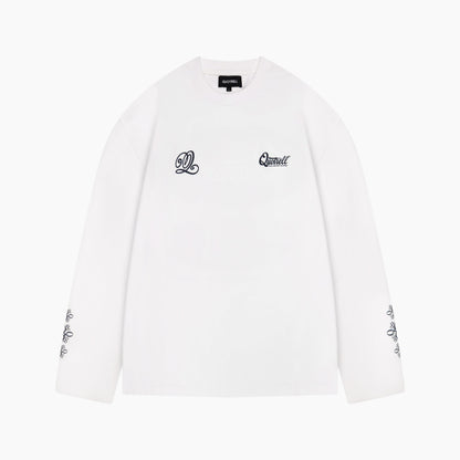 LOUIS LONGSLEEVE | WHITE/NAVY